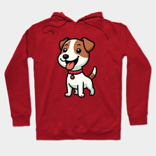 Jack Russell Terrier cartoon puppy Hoodie